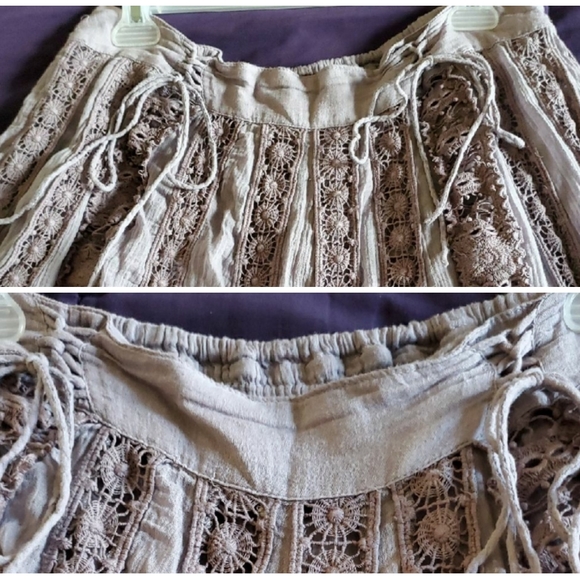 *SOLD* Free People Ribbon Corset Maxi Skirt - Picture 9 of 13